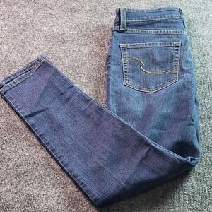 Signature by Levi Strauss Totally Shaping Skinny Jeans Women's Size 4 Medium Was